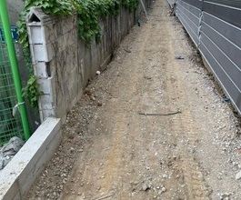 안산미니포크레인 미니굴삭기 (전기배관 오수 수도 가스 