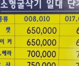 인천중구 미니포크레인 포크레인 미니굴삭기 소형장비 임대